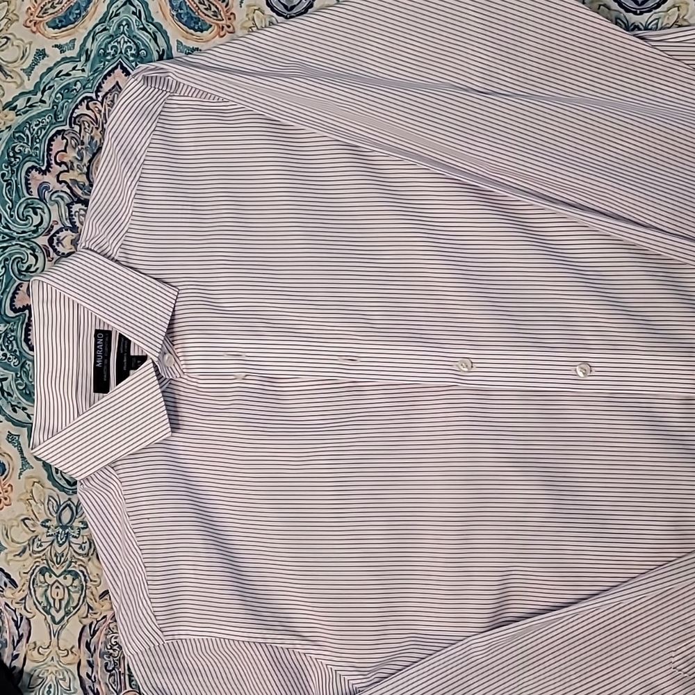 Pin Striped dress shirt.